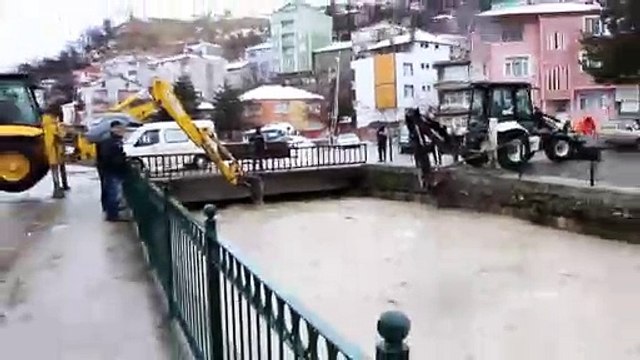Havza'da yağışlar dereyi taşma noktasına getirdi - SAMSUN