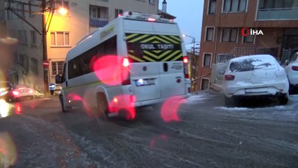 Bursa’da yollar buz pistine döndü, sürücüler 4 saat yolda mahsur kaldı