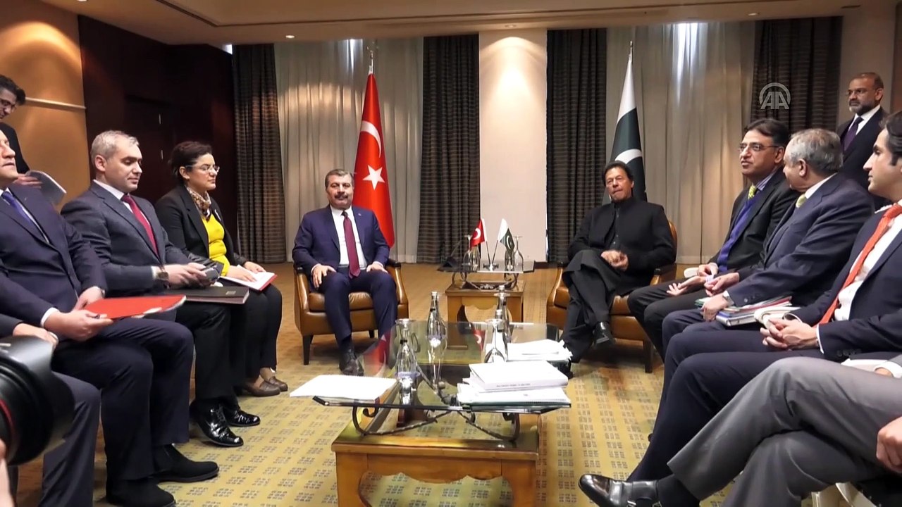 Pakistan Başbakanı İmran Han, Sağlık Bakanı Koca ile bir araya geldi - ANKARA