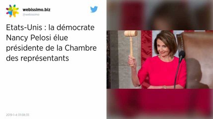 Pelosi invite Trump à prononcer le discours sur l'état de l'Union fin janvier