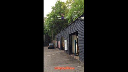 Drone flying and performing stunts