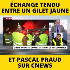 Échange tendu sur le plateau de CNews entre Jérôme Rodriguez (Gilet Jaune) et Pascal Praud