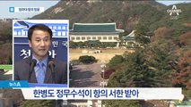 한국당, 靑 항의 방문…정부 인사 13명 고발 방침