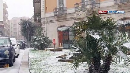 Neve ad Andria 4 gennaio 2019