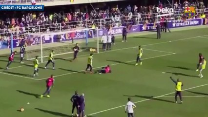 Le nouveau but génial de Lionel Messi à l’entraînement