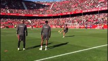 Aleix Vidal, Promes y Navas Comparten Posición Durante la Sesión