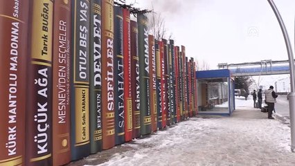 Kütüphane Gibi Otobüs Durakları - Tunceli