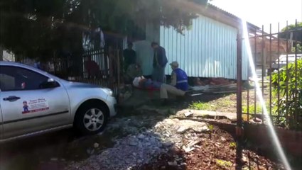 Trabalhador fica ferido ao cair de telhado no Alto Alegre