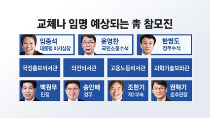 靑, 다음 주 두자릿 수 참모진 교체 준비...'쇄신·총선' 방점 / YTN