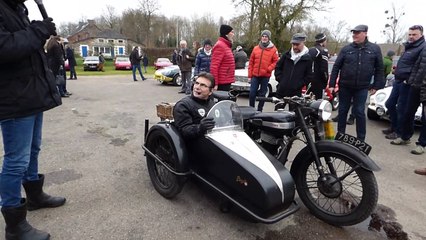 Moto Terrot 500cc et son  Side Car