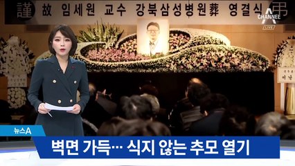 벽면 가득…식지 않는 故 임세원 교수 추모 열기