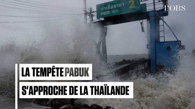 La tempête tropicale Pabuk menace de plus en plus la Thaïlande