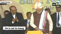 PM Modi arrives in Imphal to inaugurate various developmental projects