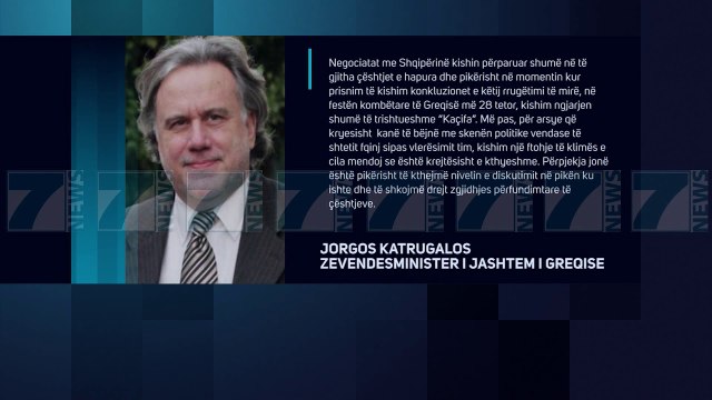 KATRUGALOS, «VRASJA E KACIFAS FTOHU MARREDHENIET ME SHQIPERINE» - News, Lajme - Kanali 7
