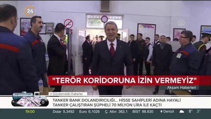Milli Savunma Bakanı Akar: Terör koridoruna izin vermeyiz