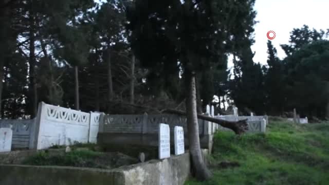 Fırtına Çatıları Uçurdu, Ağaçları Devirdi, Minareyi Yıktı