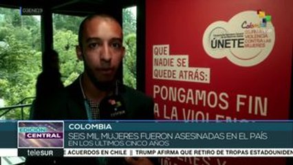 Colombia:cada 2 días se registra un feminicidio según cifras oficiales