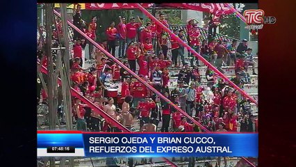 Sergio Ojela y Brian Cucco refuerzos del ‘Expreso Austral’