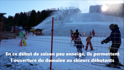 Les canons à neige, une bouée pour la station de Foncine-le-Haut