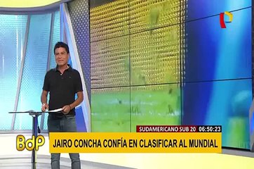 Sudamericano sub-20: Jairo Concha confía en clasificar al Mundial