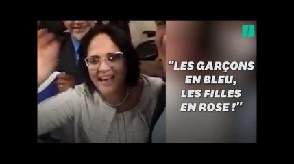 La ministre de la Famille de Bolsonaro veut "les garçons en bleu et les filles en rose"