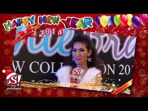 เหล่าคนดัง ร่วมส่งความสุข ปีใหม่ 2557