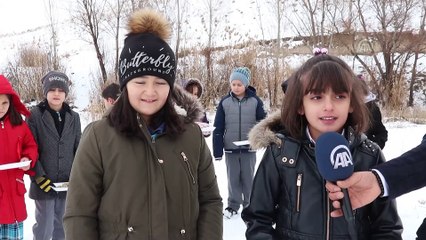 Öğrenciler harçlıklarıyla kuşlara yem aldı - VAN