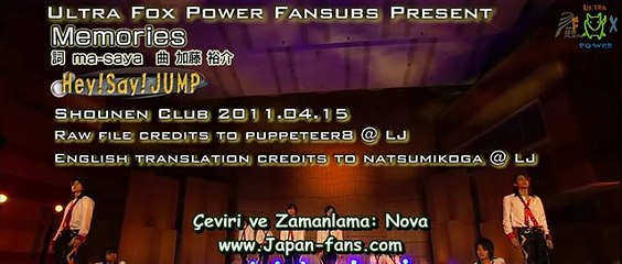 Memories (TR SUB) (Japan-Fans Çeviri Grubu)