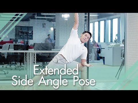 โยคะ ประจำวันกับ ครูเอก โยคะ ท่า Extended Side Angle Pose