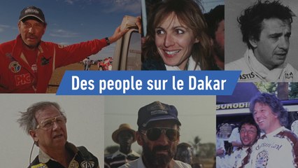Les people du Dakar - Auto - Dakar 2019 - Rétro
