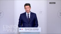 Conseil des ministres : qu'est-ce qui s'est dit ? - L'info du vrai du 04/01 - CANAL+