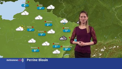 Le temps de ce samedi 5 janvier 2019 dans le Nord-Est