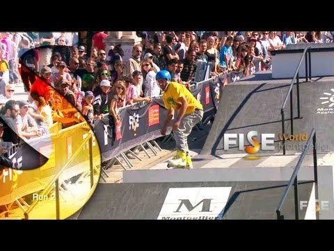 Alfano Stephane - 1st place Qualif Roller Splopestyle Pro - FISE World Montpellier 2013