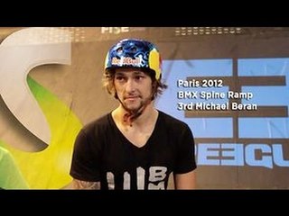 FISE X Paris 2012 BMX Spine Ramp 3rd Michael Beran