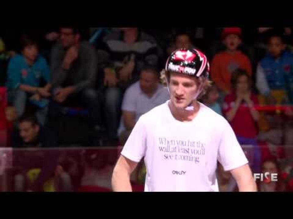 World first by JB Peytavit - wallride to bike flip - at FISE Xperience Marseille