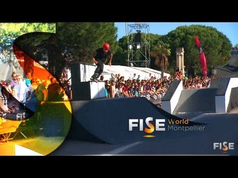 Roman Abrate - 1st Final Roller Slopestyle - FISE World Montpellier 2013