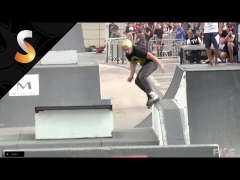 Romain Godenaire - 1st Final Roller Slopestyle - FISE World Montpellier 2014
