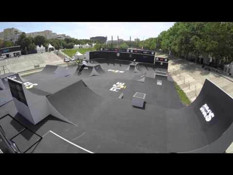GoPro Course Preview - BMX Park Maxime CHARVERON - FISE World Montpellier 2015