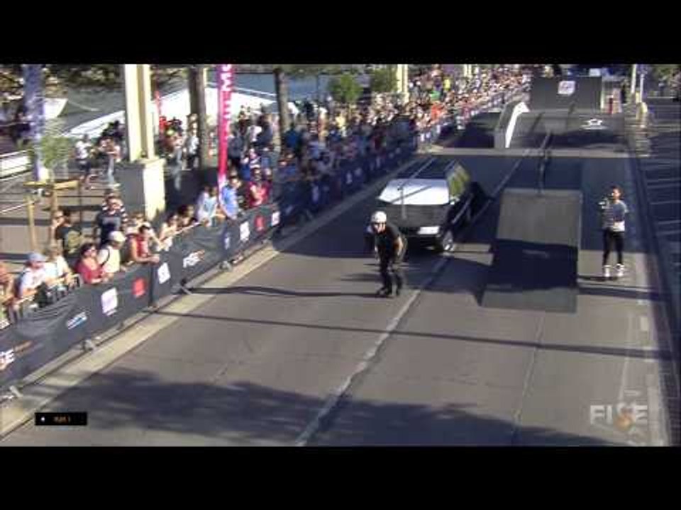 2nd Final Roller slopstyle - Joe Atkinson - FISE World Montpellier 2015