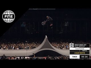 Logan MARTIN - 1st qualif BMX Spine - FISE Montpellier 2017