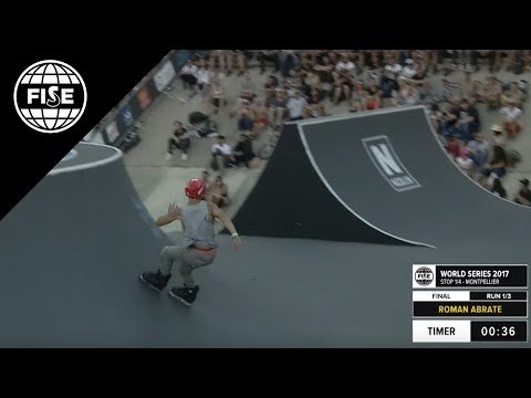 Roman Abrate 3rd Final Roller Park FISE Montpellier 2017