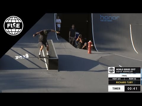 Richard TURY 3rd Final Skate FISE Montpellier 2017