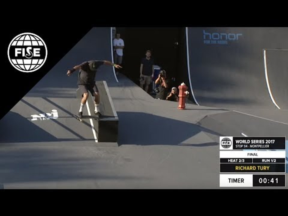 Richard TURY 3rd Final Skate FISE Montpellier 2017