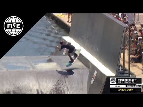 Aaron Gunn - 2nd Final WAKEBOARD - FISE Montpellier 2017