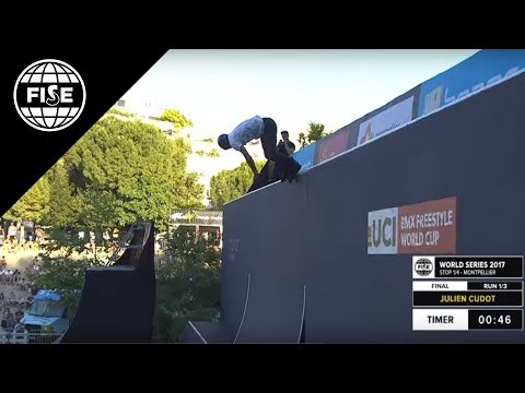 Julien Cudot 1st Final Roller Park FISE Montpellier 2017