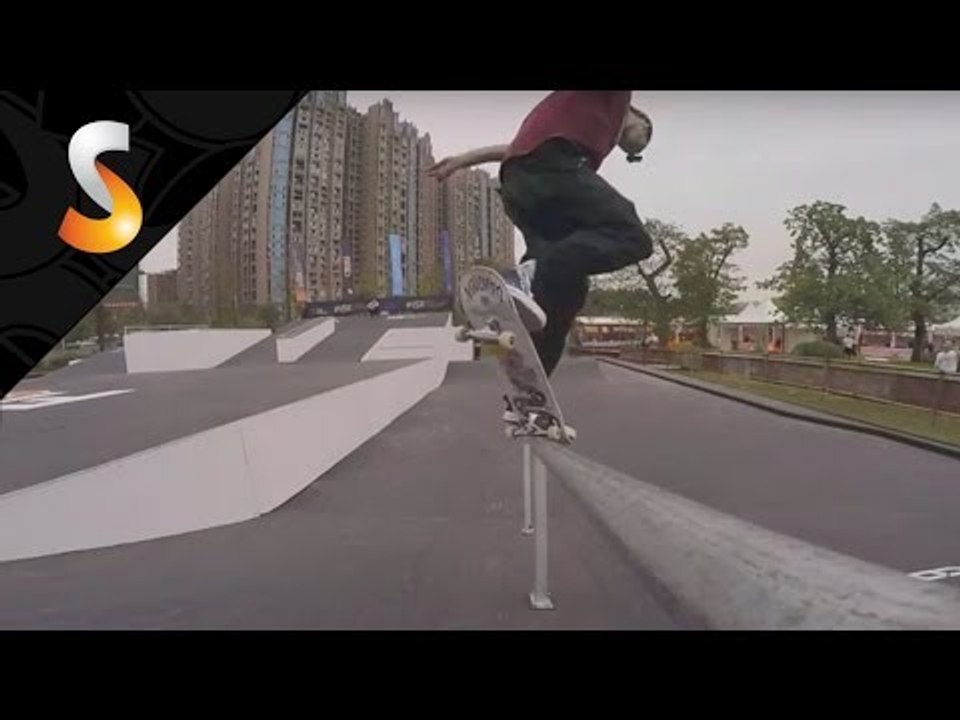 Course Preview Jon COSENTINO - Skateboarding - FISE World CHENGDU 2016