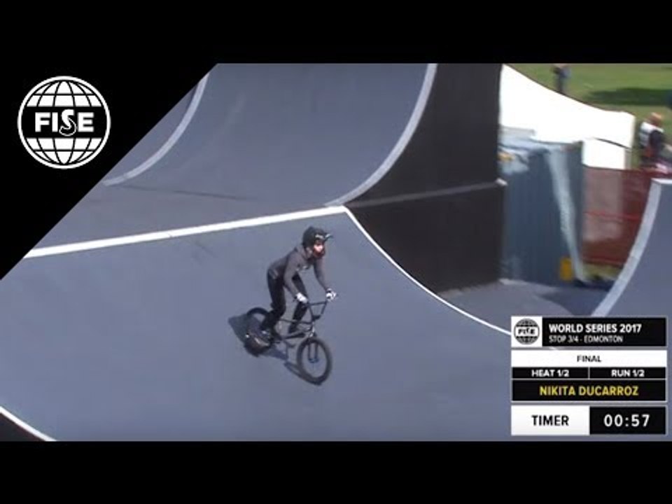 Nikita Ducarroz: 3rd Final UCI Freestyle Park World Cup Womens - FISE World Series Edmonton 2017