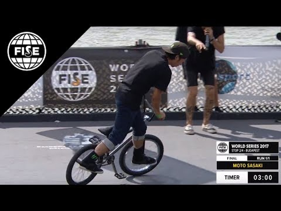Moto Sasaki - 2nd final BMX FLAT - FISE BUDAPEST 2017