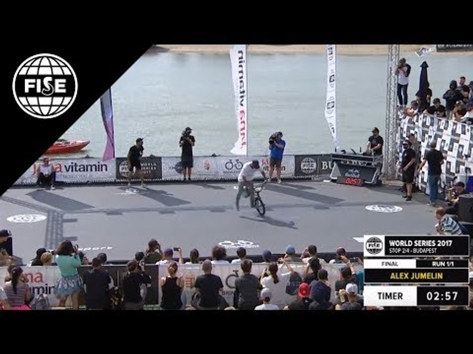 Alex Jumelin - 3rd Final BMX FLAT - FISE BUDAPEST 2017