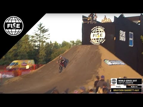 Brayden Barrett-Hay: 3rd Final MTB Slopestyle - FISE World Series Edmonton 2017